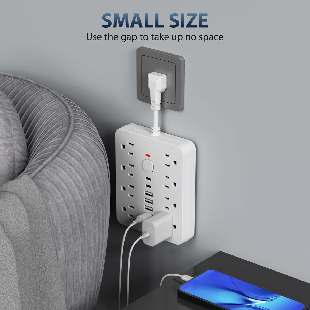 14-In-1 Power Strip With Surge Protection