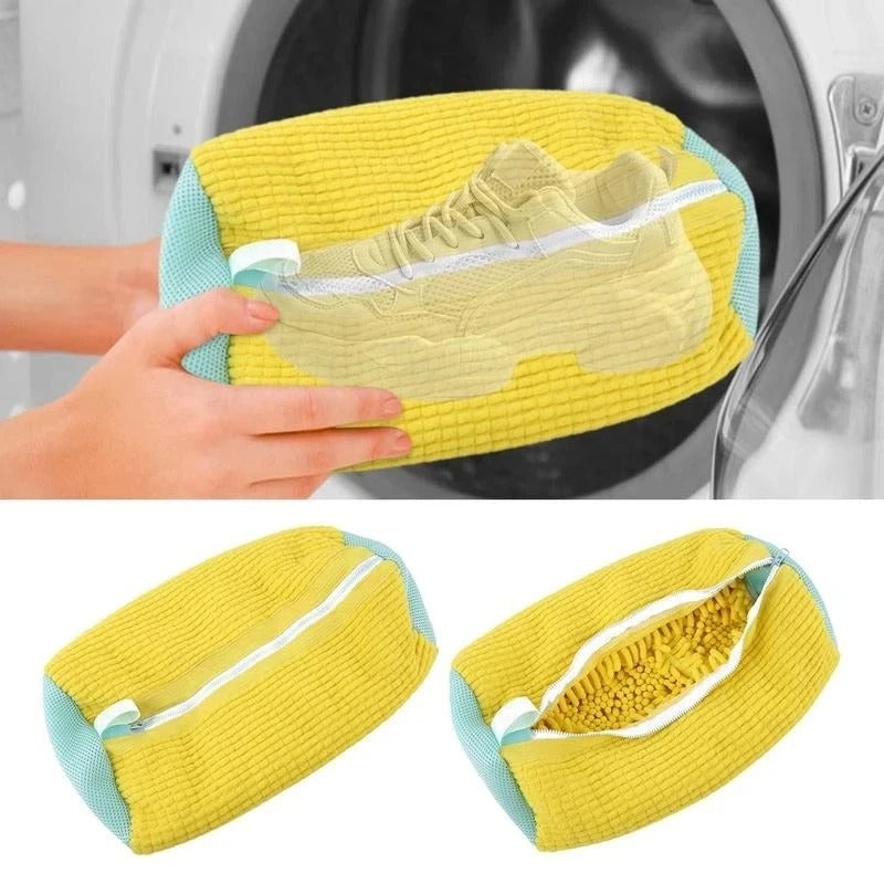 Practical shoe wash bag