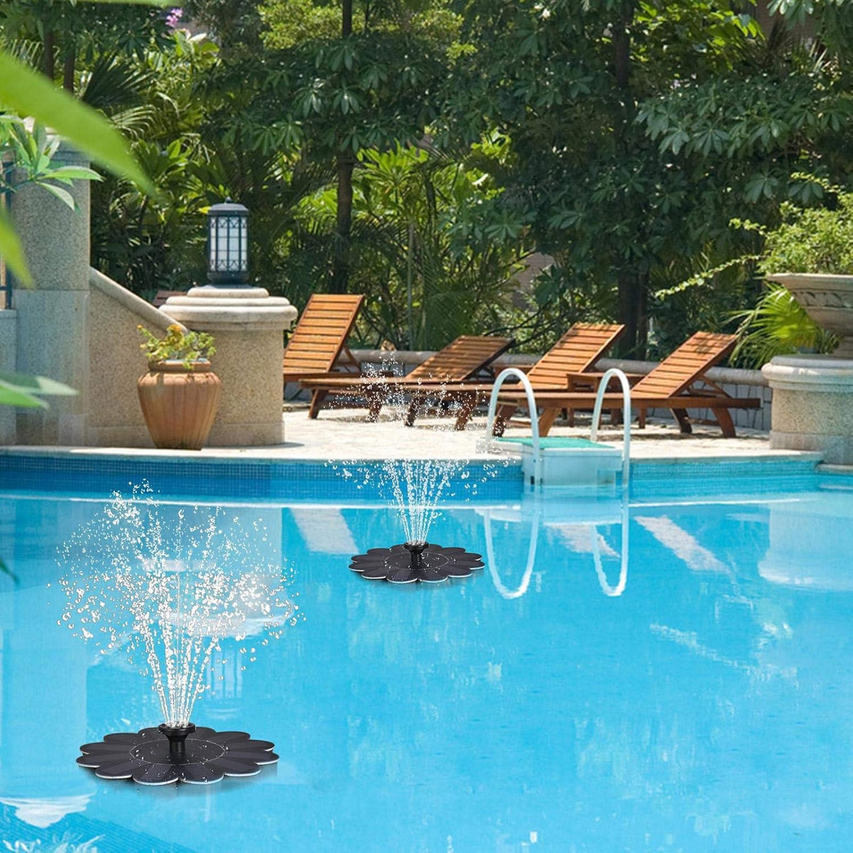 Flower-Shaped Water Fountain For Ponds And Pools