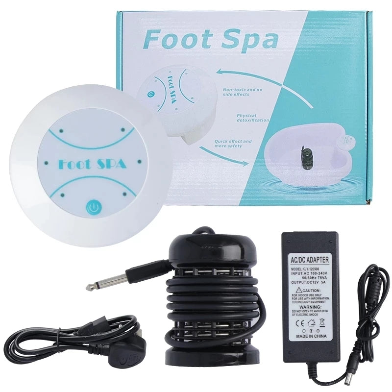 Ionic Foot Detox Cleanse Vibrating Whirlpool Soak Bath