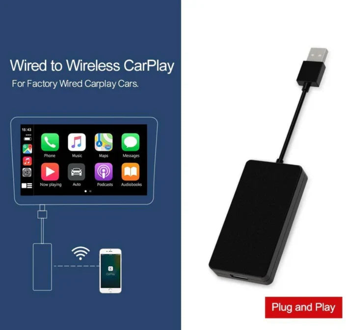 Carplay＆ Android Auto adapter-Suitable for all car brands