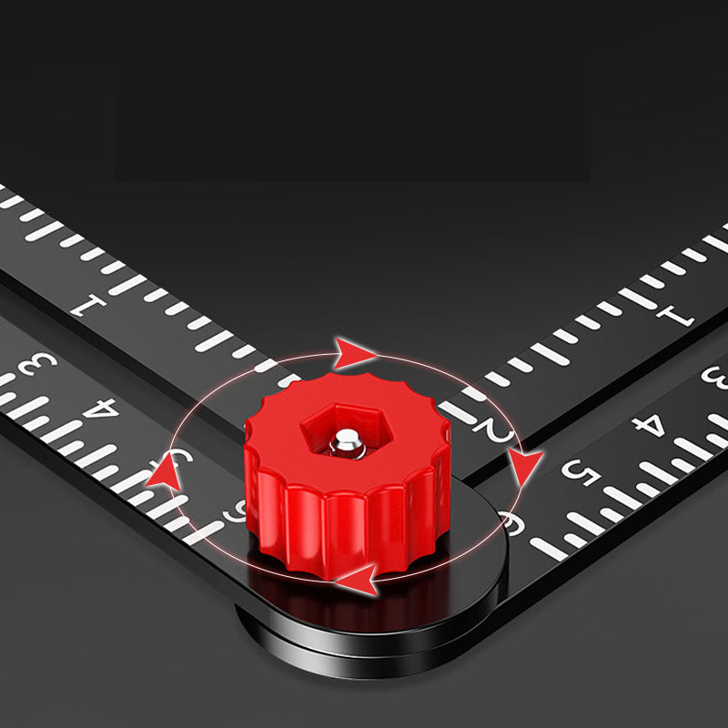 Adjustable Aluminum Alloy Tile Work Folding Ruler