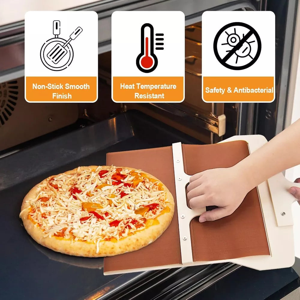 Sliding Pizza Peel – Easily Transfer & Serve Your Pizza