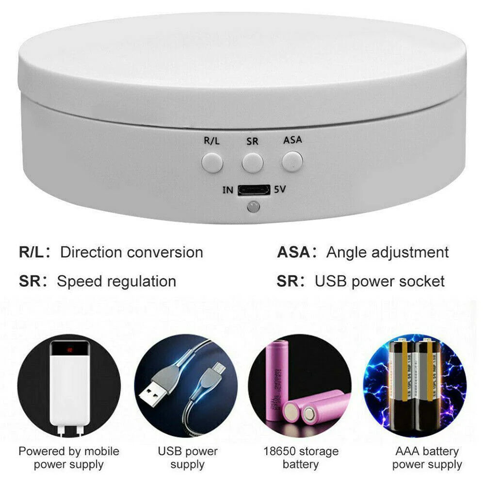 360° Electric Motorized Rotating Display Rack
