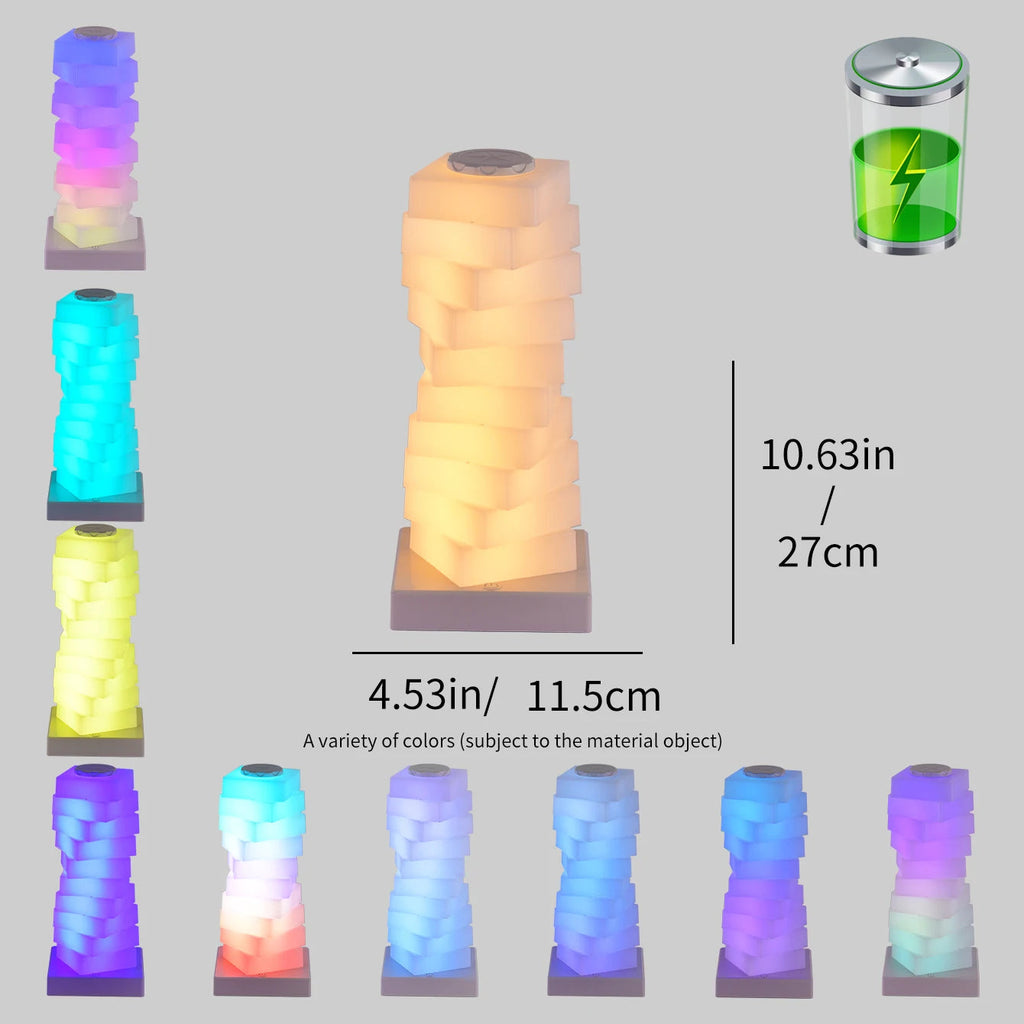 RGB LED Bedside Lamp with Touch Control