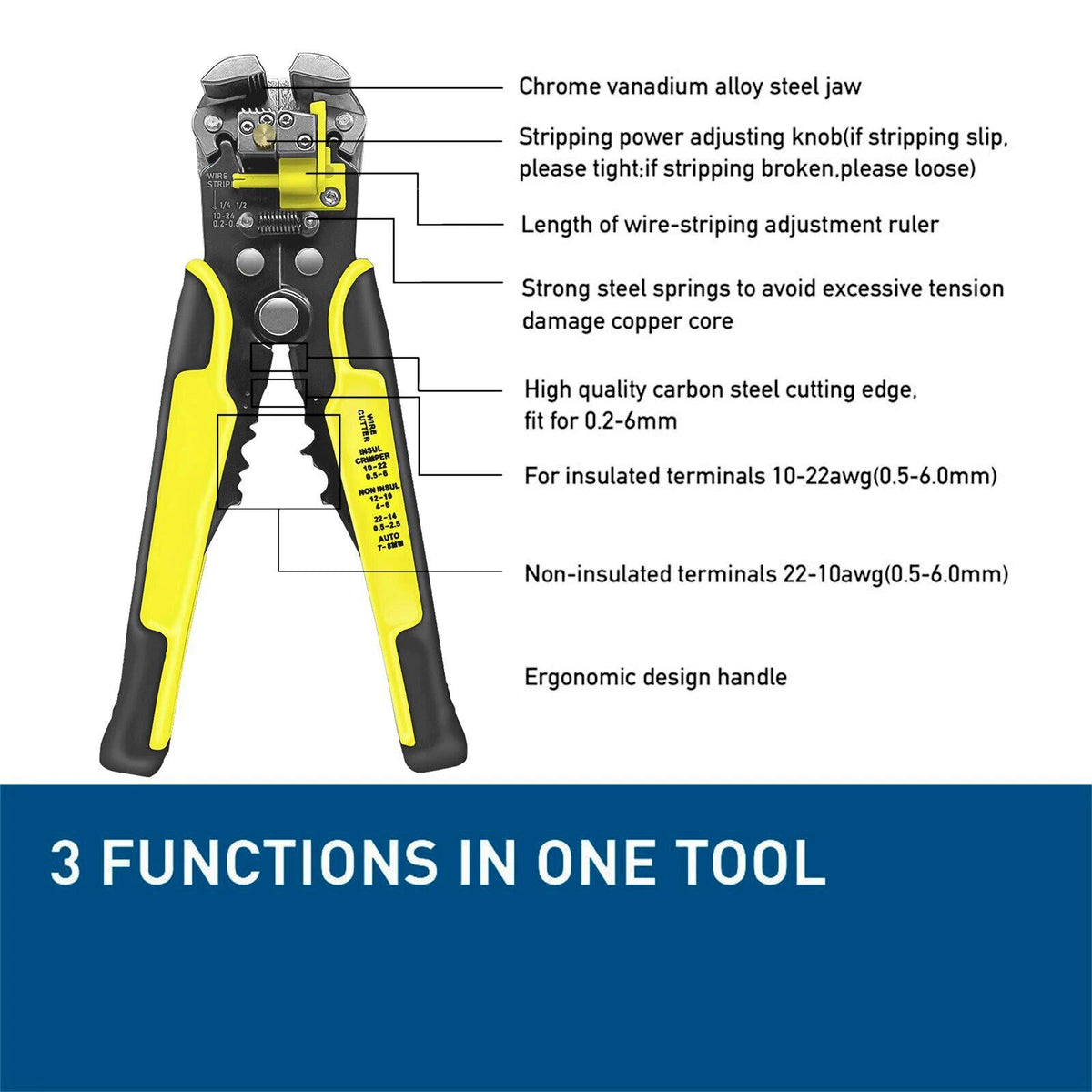 Automatic Wire Stripper Cable Cutter