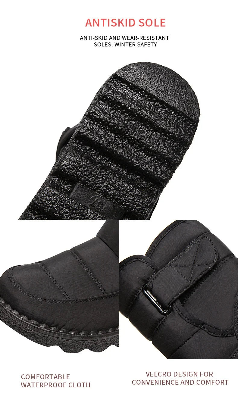 Women's waterproof, non-slip and warm snow boots