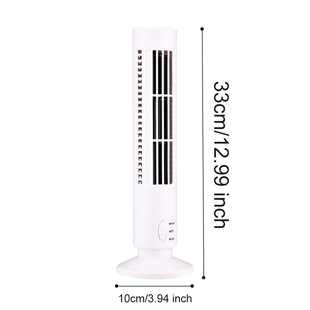 Mini Desktop Air Conditioner with USB Bladeless Cooling
