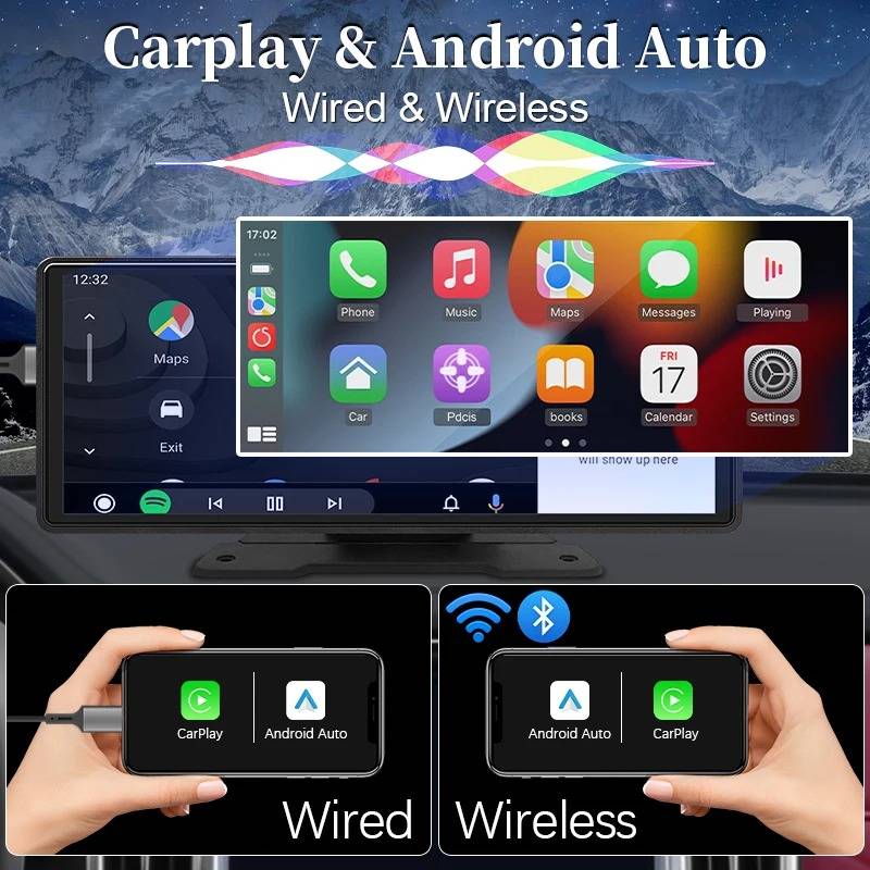 Touch Screen Car Stereo with Bluetooth and Backup Camera