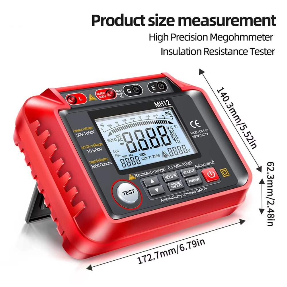 High Resistance Meter Voltage Tester Megohmmeter Tool