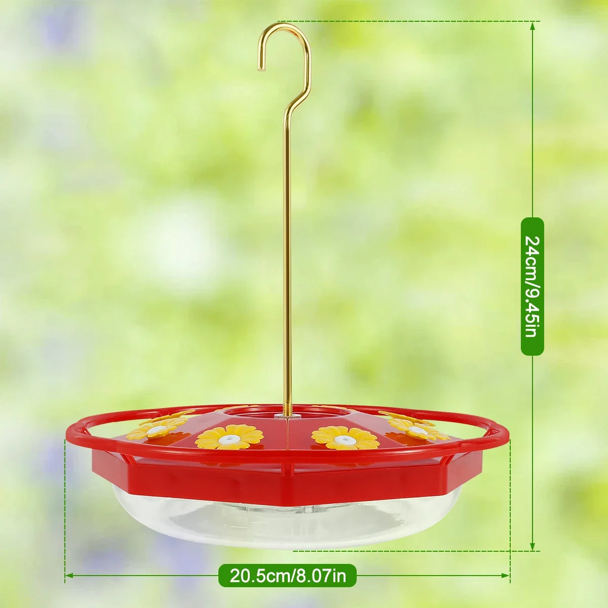 Flower-Shaped Hummingbird Feeder