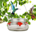 Clear Flower Port Hummingbird Feeder