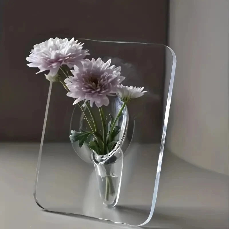 Modern Decorative Acrylic Picture Frame Flower Vase