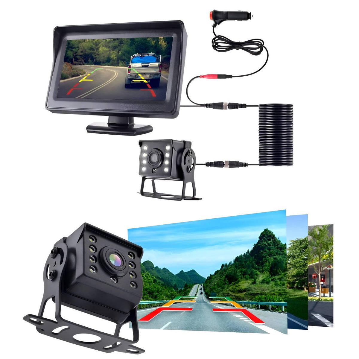 Wireless Reverse Camera For Car Truck Caravan