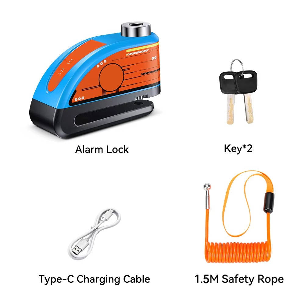 Motorcycle Disc Lock Alarm