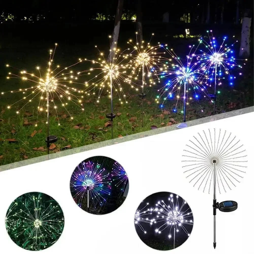Firework Lights Outdoor Garden Decorations