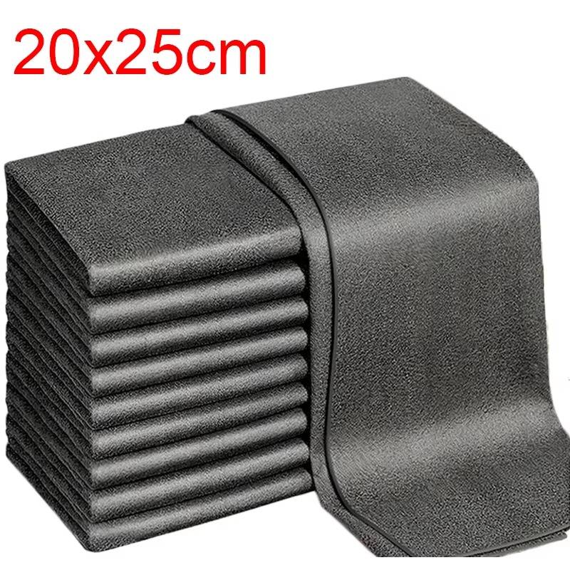 10pcs Versatile Microfiber Cloths for Windows Car Kitchen