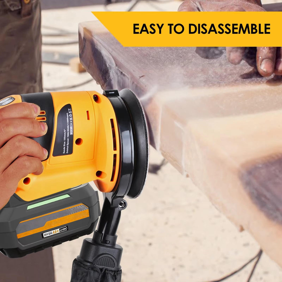 Brushless Orbital Electric Sander
