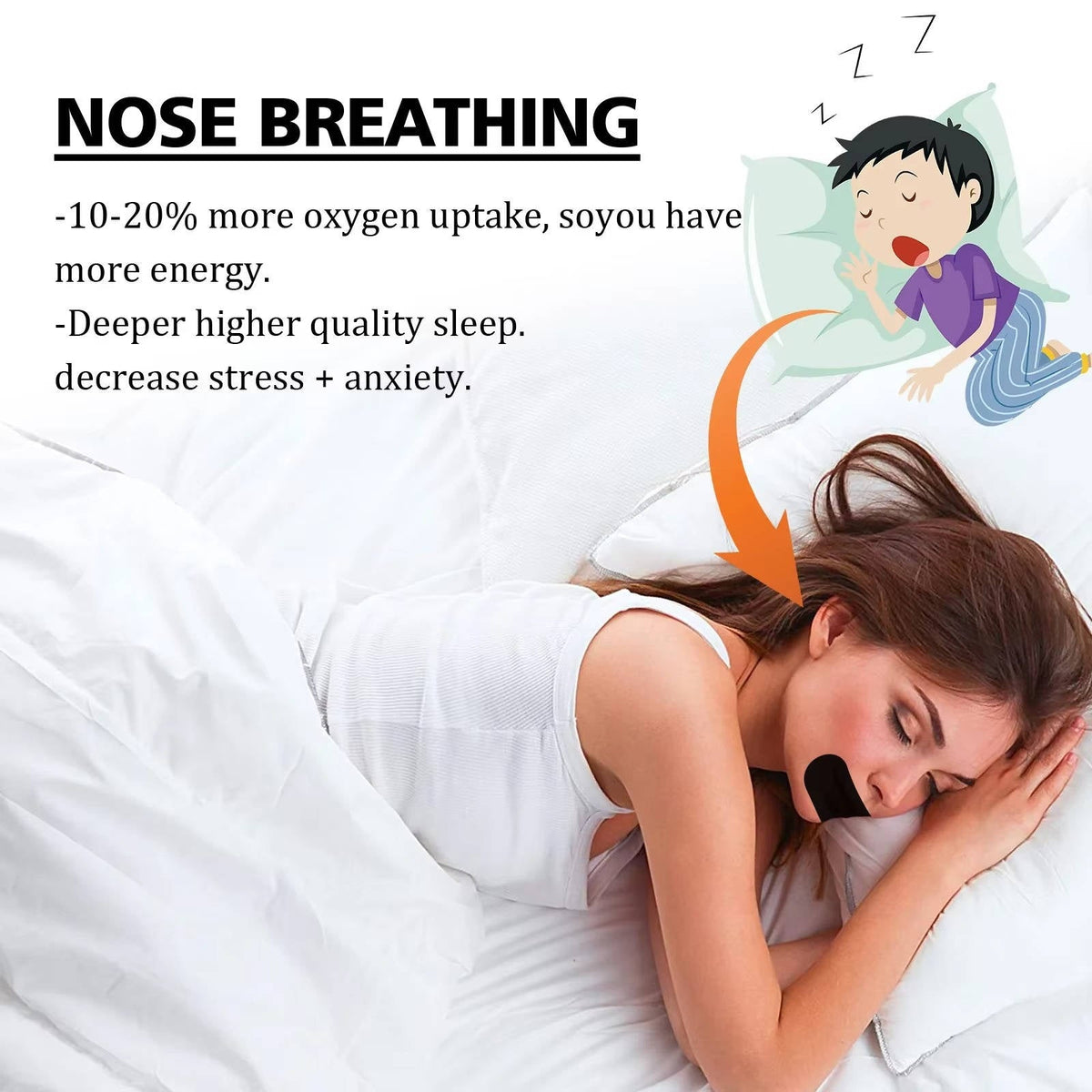 Mouth Tapes Anti Snoring