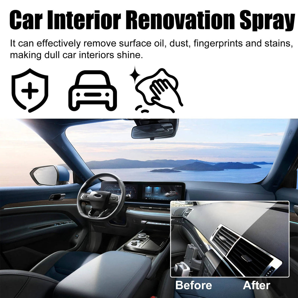 Professional Car Interior Cleaner Set of 3
