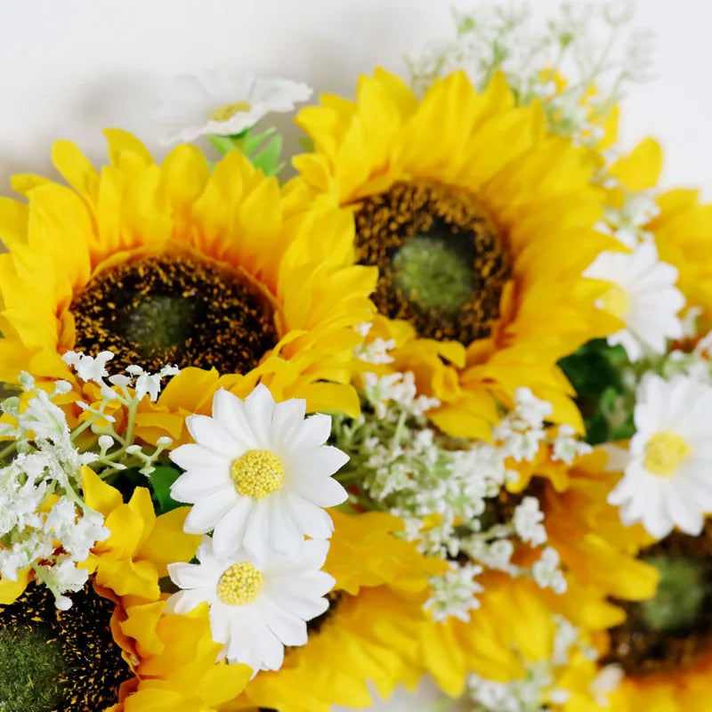 Sunflower and Daisy Wreath