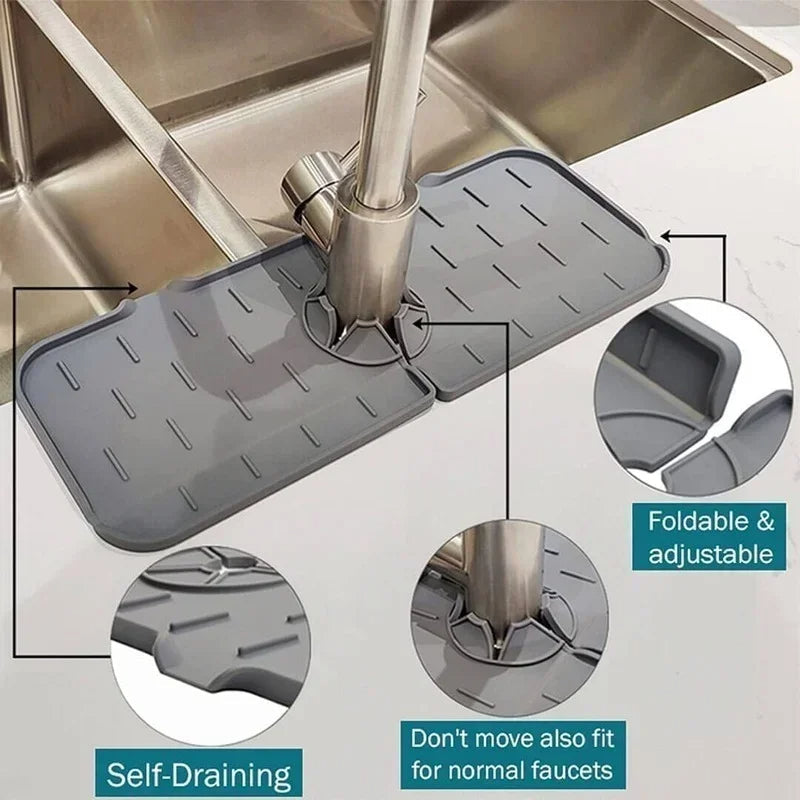 Kitchen Silicone Sink Splash Protector