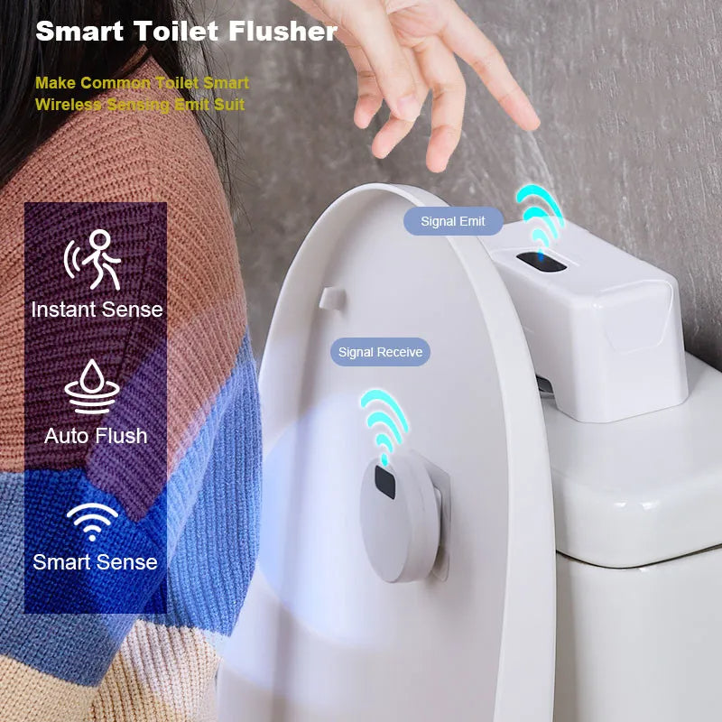 Smart Infrared Sensor Toilet Flusher
