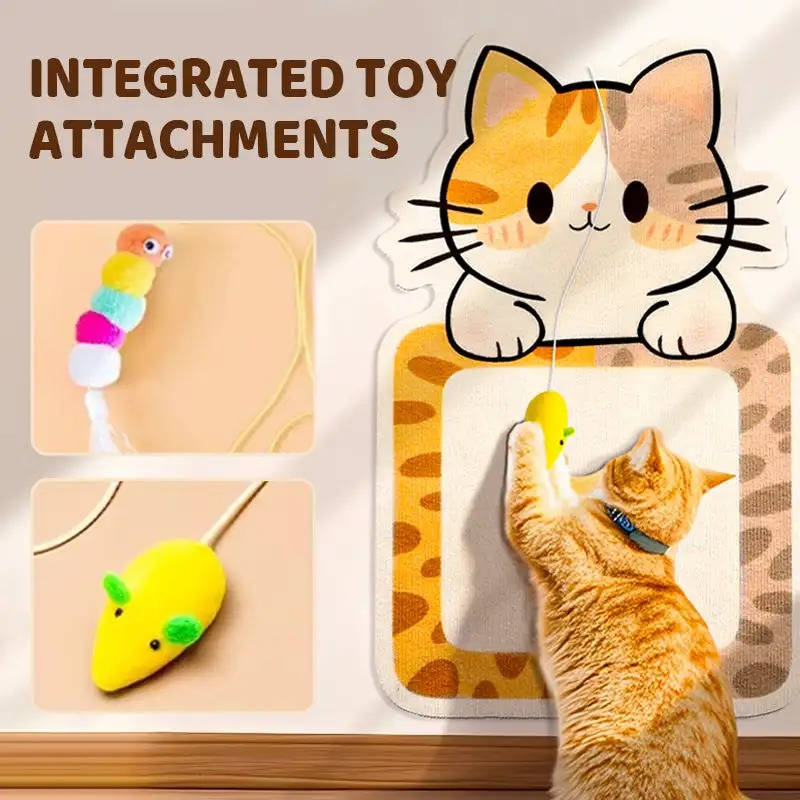 Wall Mounted Cat Scratching Post