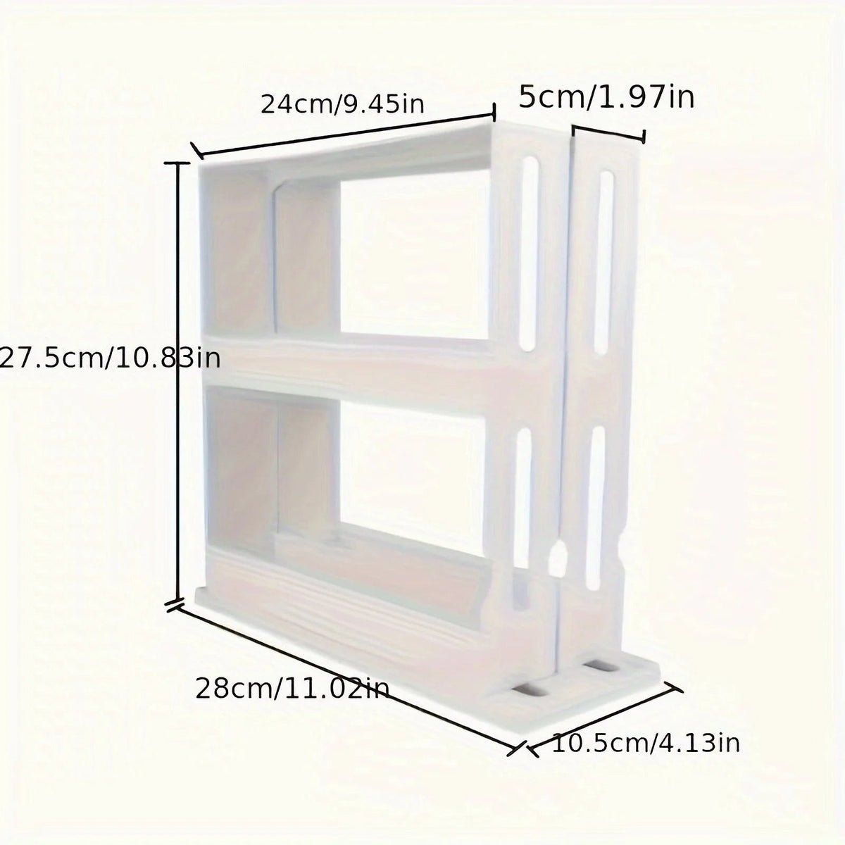 Spice Rack Organizer with Swivel Shelves