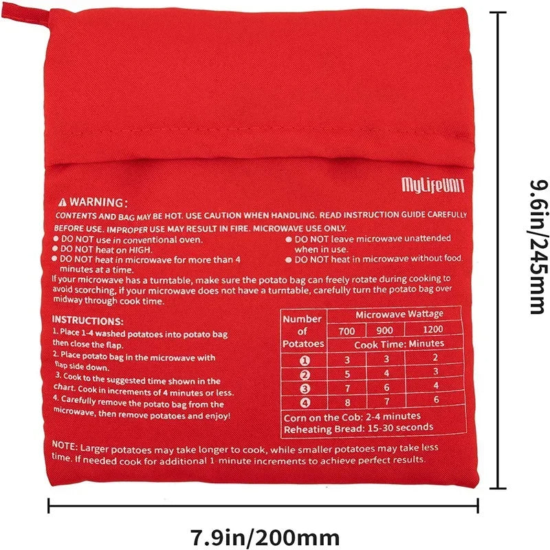 Microwave Potato Bag