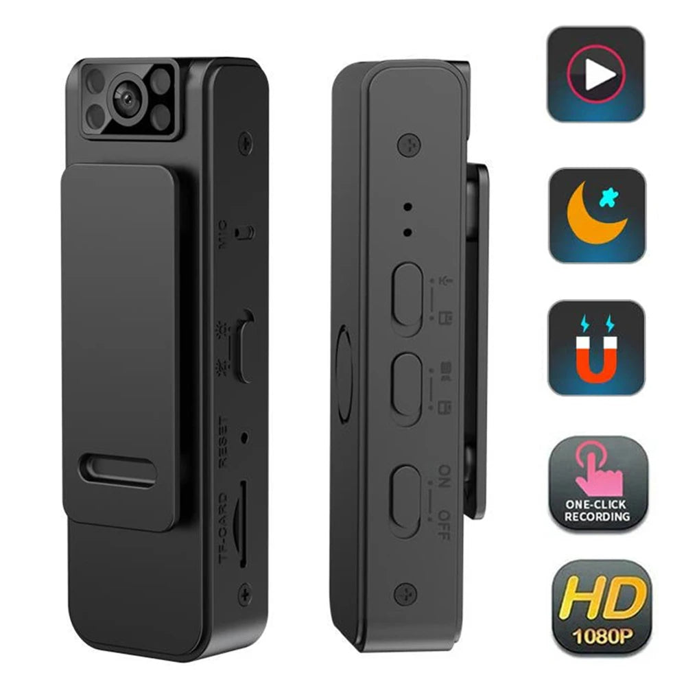 Mini Body Camera Video Recorder (No TF Card)