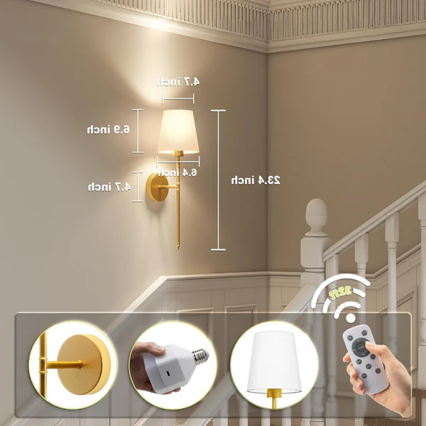Wireless Wall Sconce