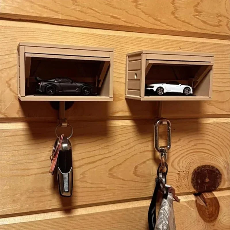 Fun Car Garage Key Holder for Wall