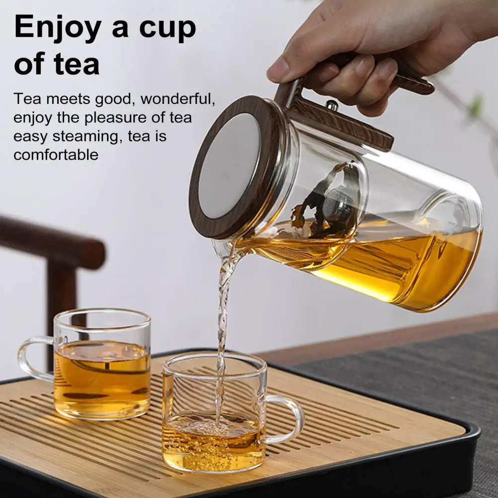 Water Separation Glass Teapot