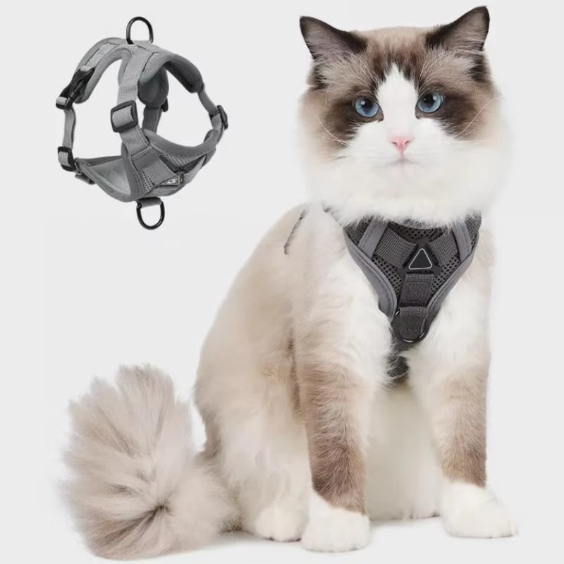Reflective Cat Harness and Leash Set