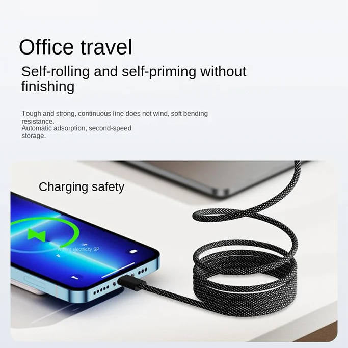 Magnetic Anti Tangle Cable Super Fast Charging