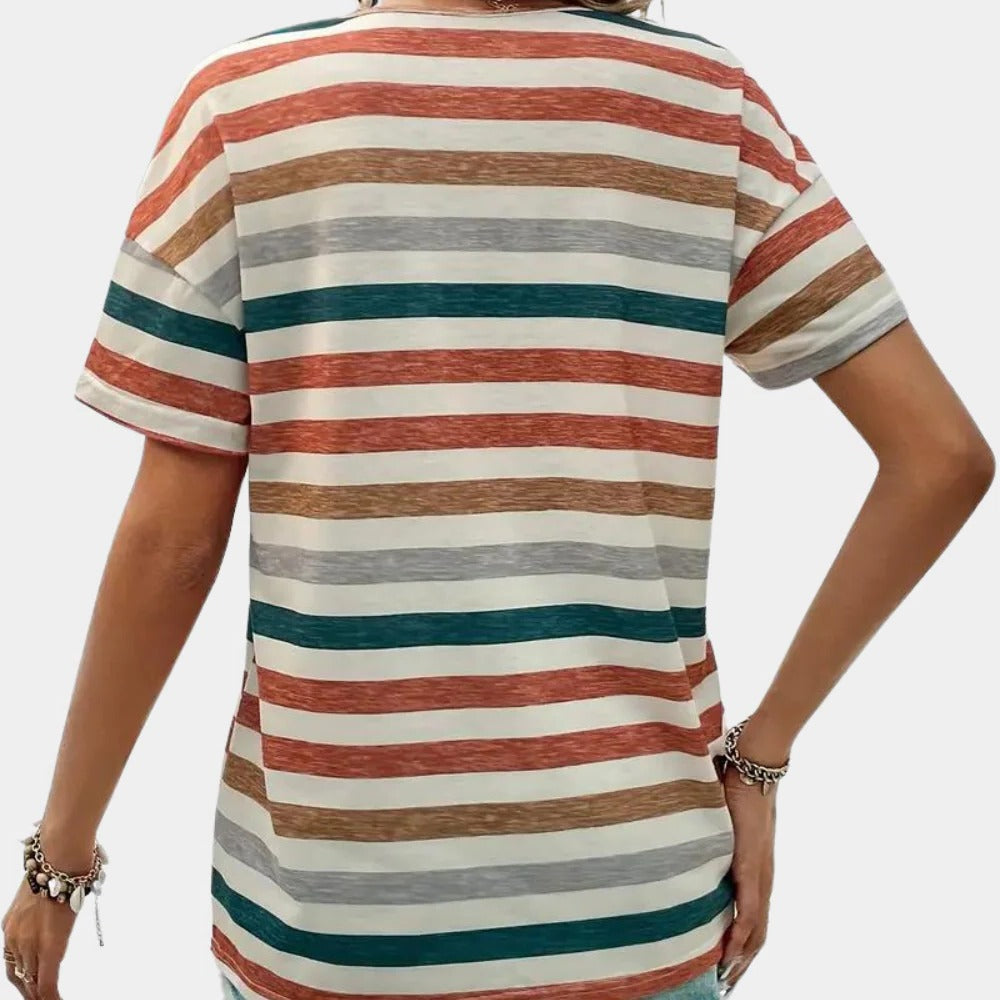 Casual Striped Women's T-shirt