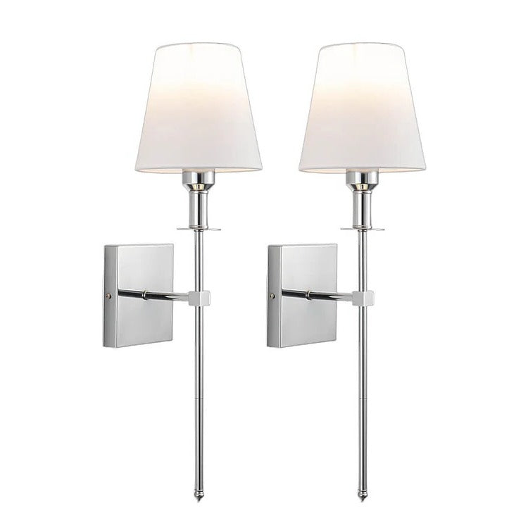 Rechargeable Wireless Wall Light Set (2 Pack) - Battery-Powered Indoor & Outdoor Lighting for Home, Patio, and Garden