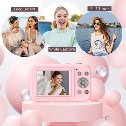 Compact Digital Camera with Retro Design