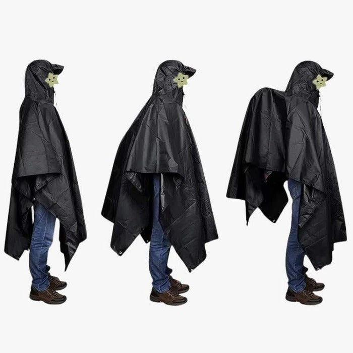 Rain Poncho for Outdoor Coverage
