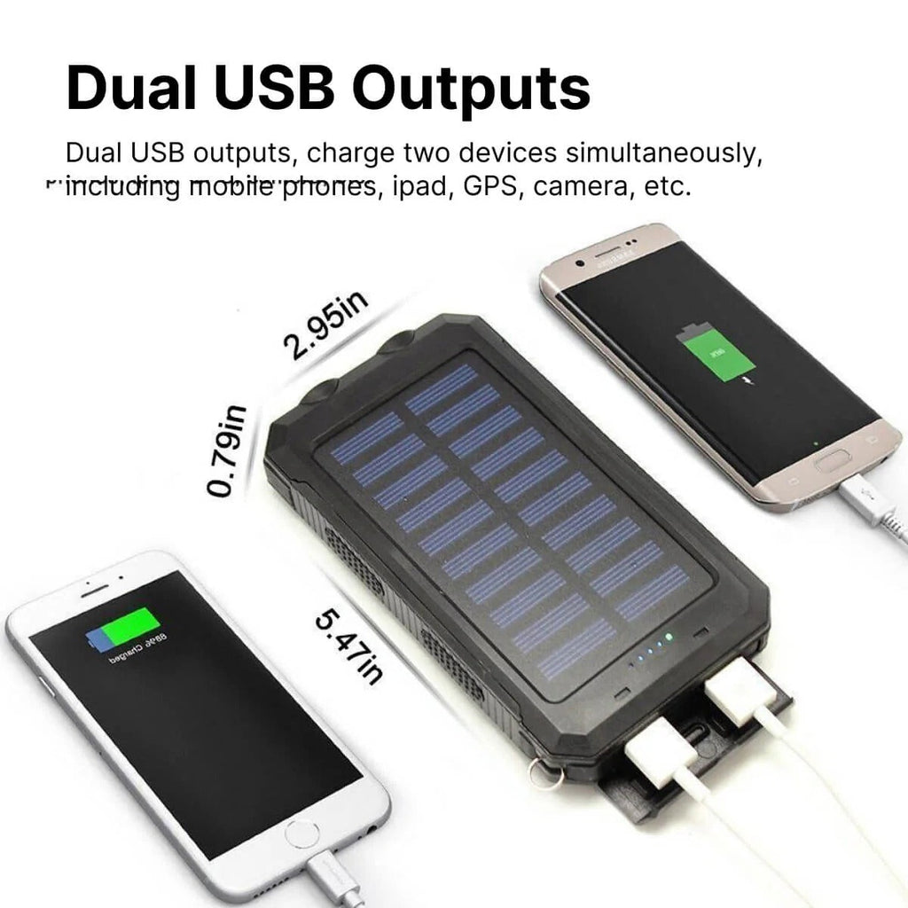Solar Charger Waterproof Power Bank