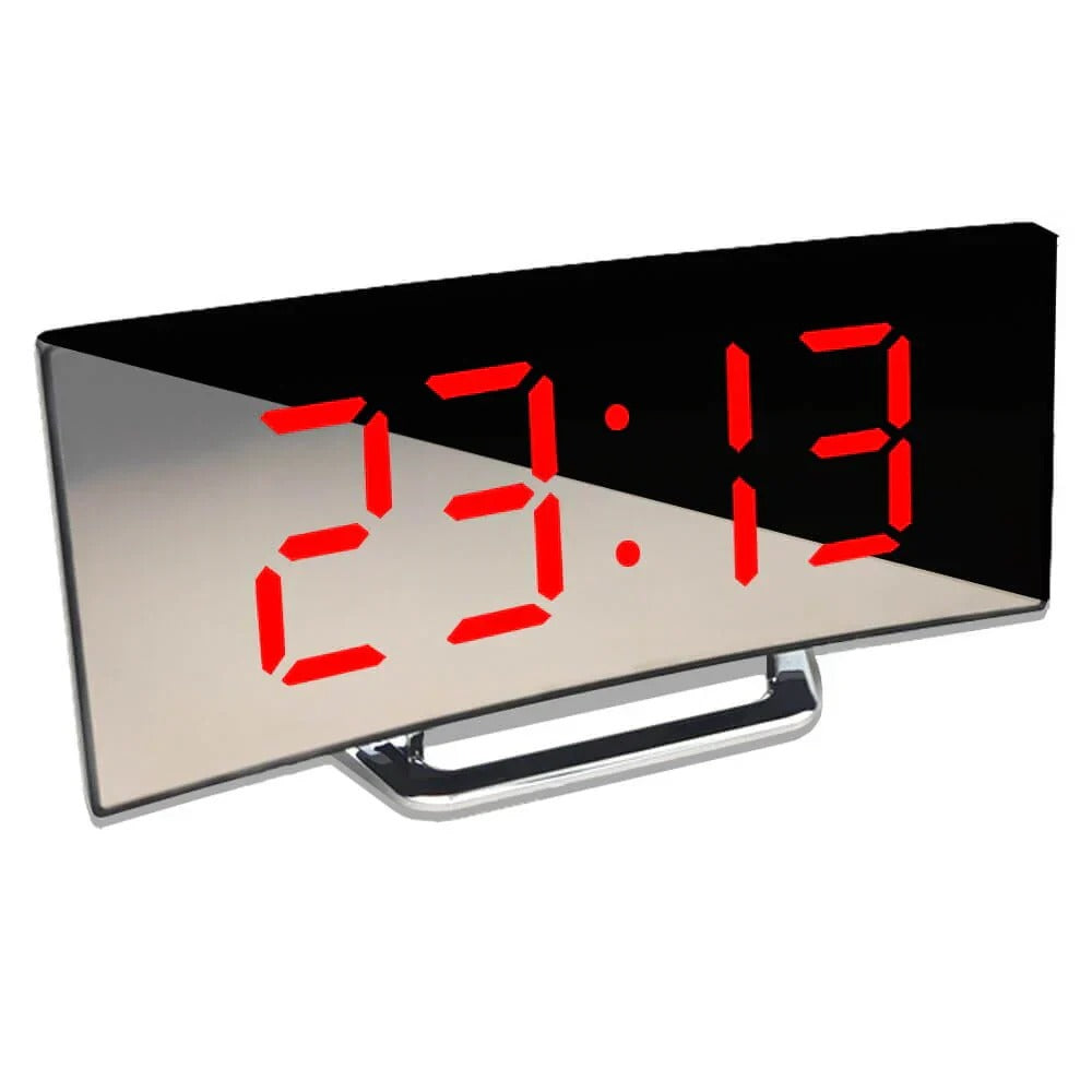 Modern Curved LED Digital Clock