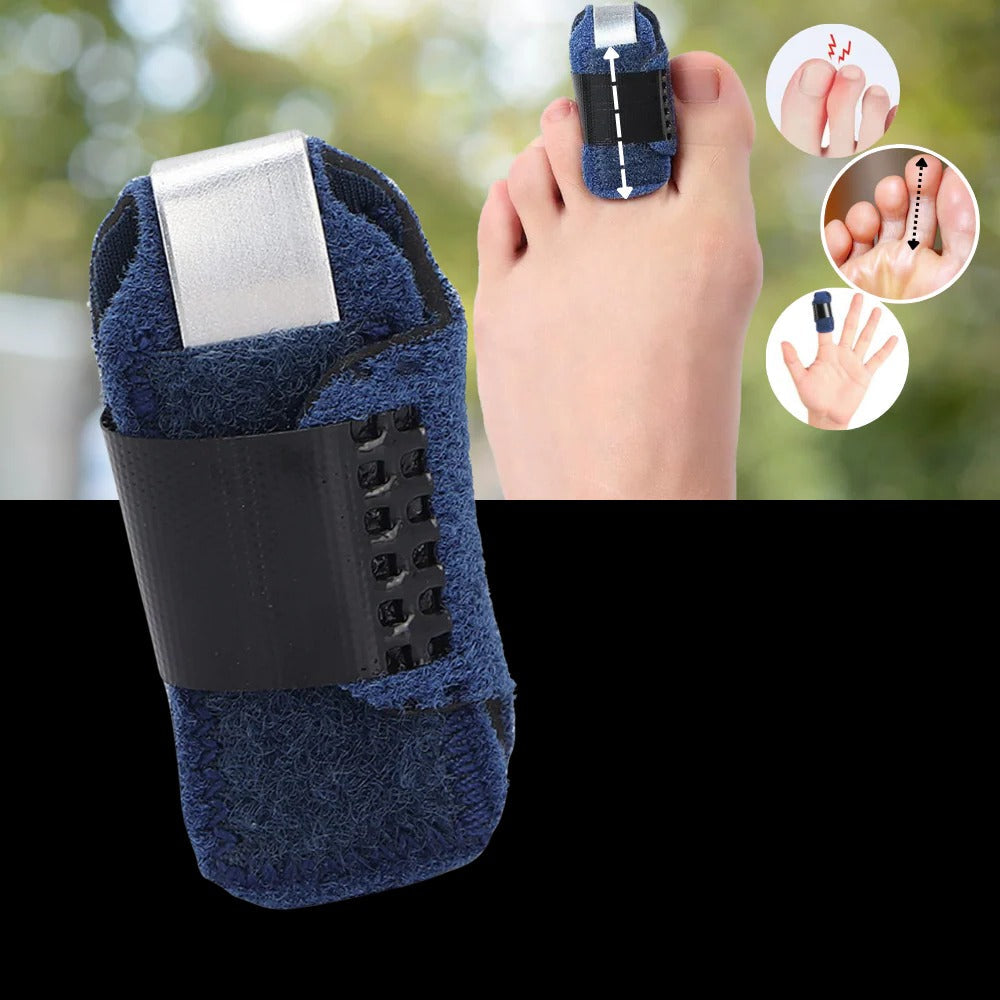 Toe Straightener with Adjustable Support