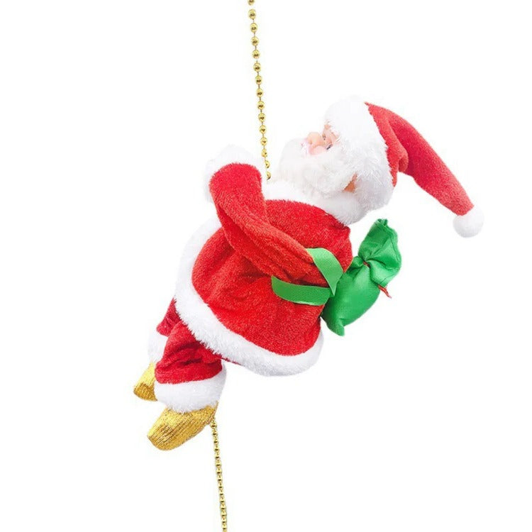 Climbing Santa Holiday Display Toy