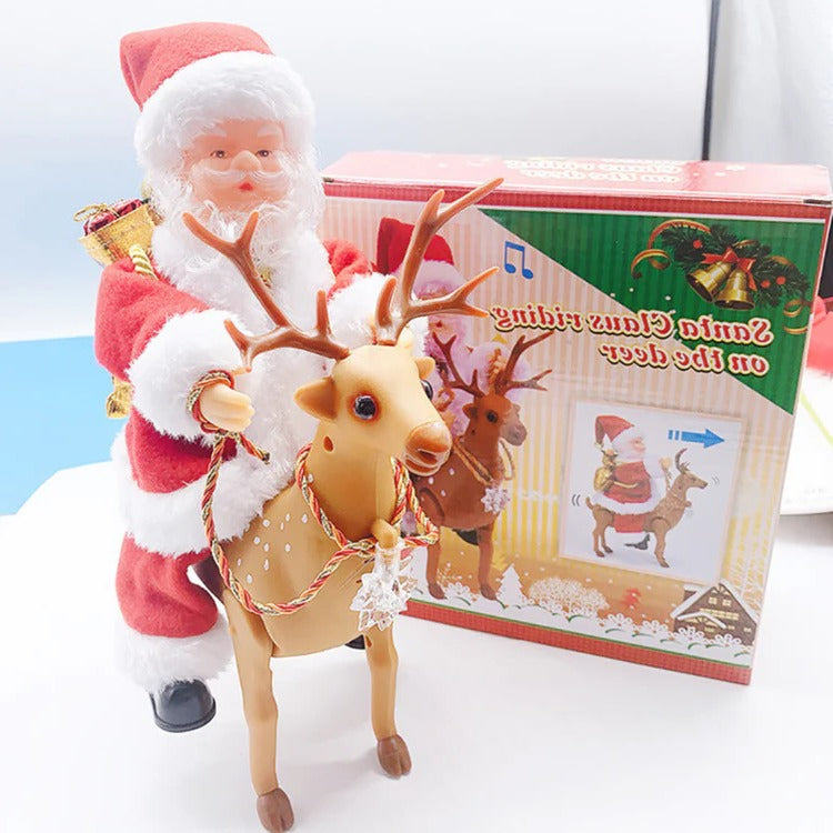 Climbing Santa Holiday Display Toy