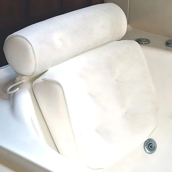 Relaxing Bath Cushion Headrest Back Pillow for Bathtub