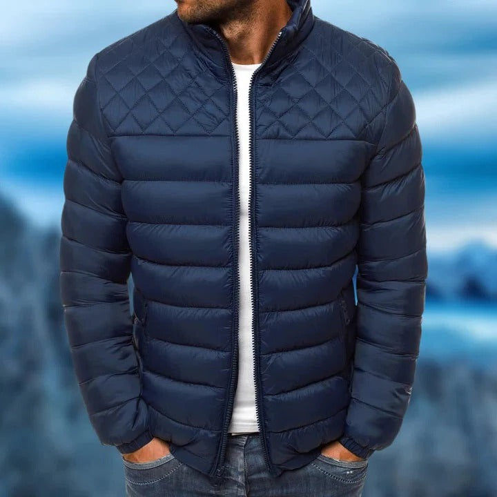 Men's Waterproof and Windproof Quilted Jacket