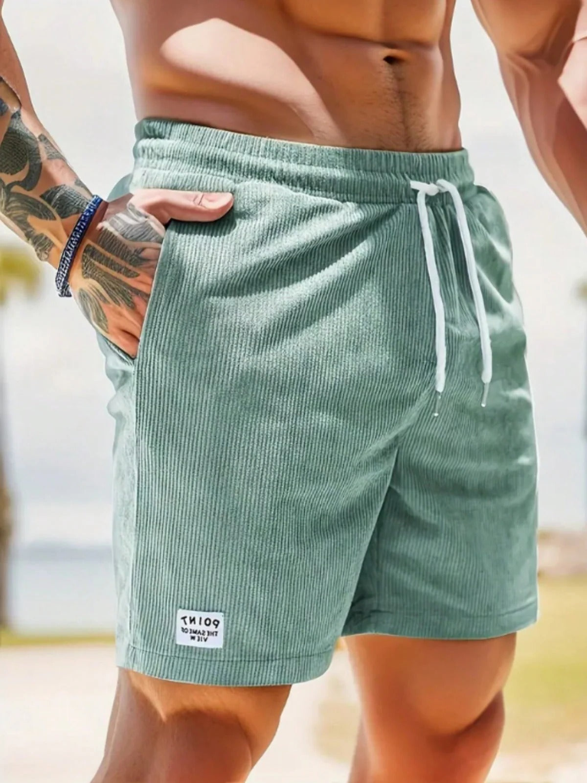 Men's Corduroy Leisure Shorts