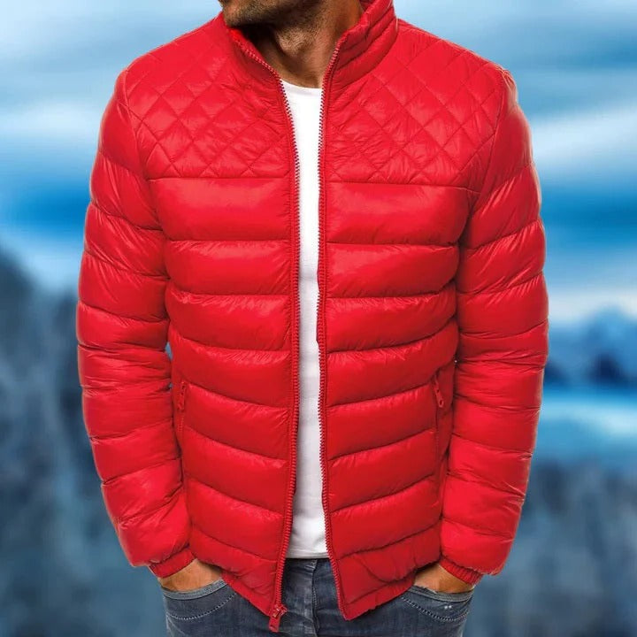 Men's Waterproof and Windproof Quilted Jacket