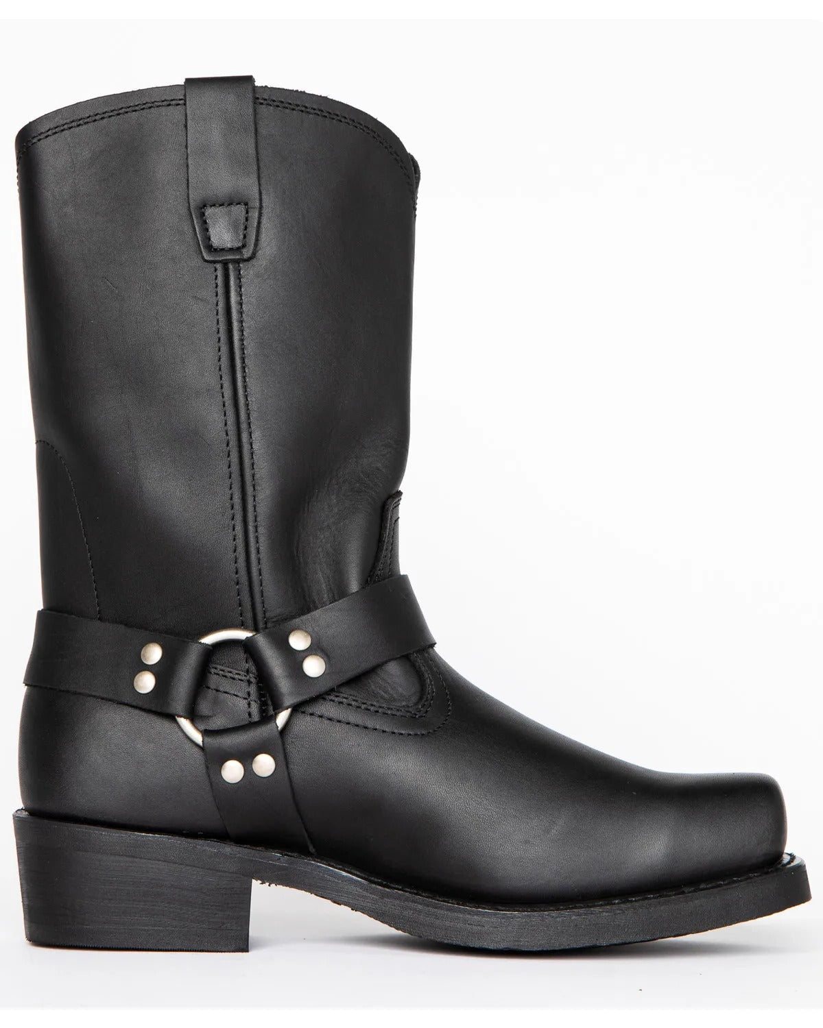 Men's Black Harness Boot - 11 Inch Tall